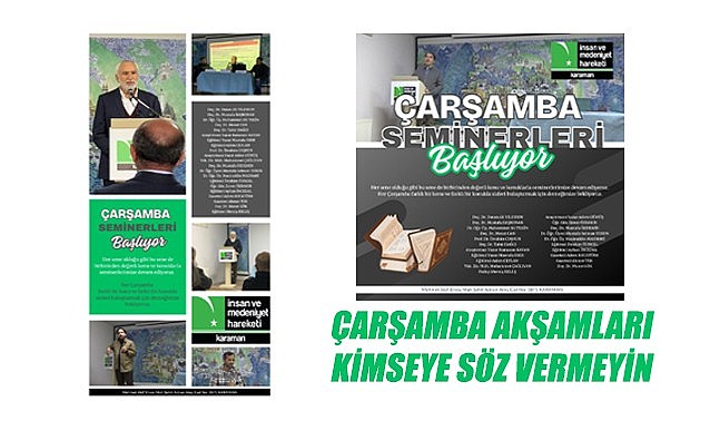 Çarşamba akşamları kimseye söz vermeyin