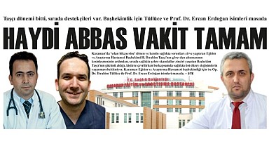 Haydi Abbas vakit tamam