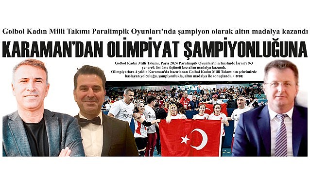 Karaman&#039;dan olimpiyat şampiyonluğuna