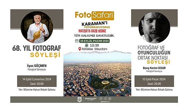 Karaman foto safari için gün sayıyor