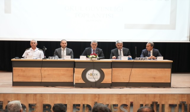 Niğde&#039;de okul güvenliği toplantısı yapıldı