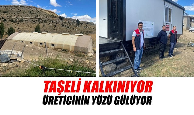 Taşeli kalkınıyor – Üreticinin yüzü gülüyor