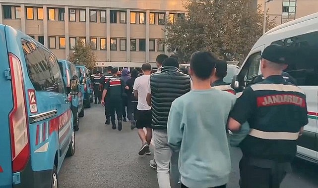 91 şüpheli tutuklandı