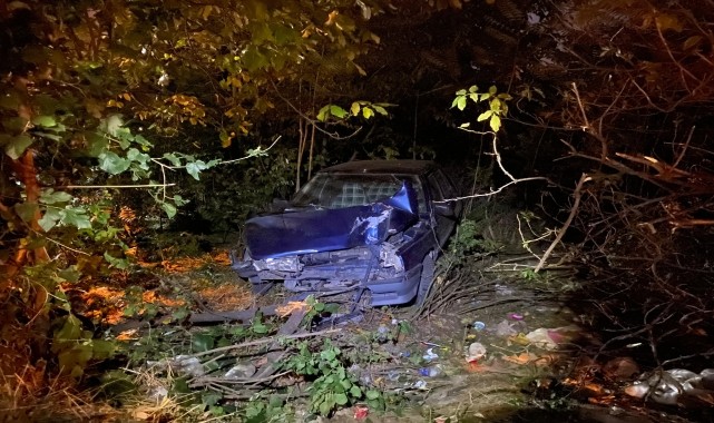 Çankırı&#039;da evin bahçesine giren otomobilin sürücüsü yaralandı