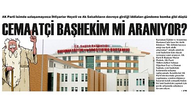 Cemaatçi Başhekim mi aranıyor?