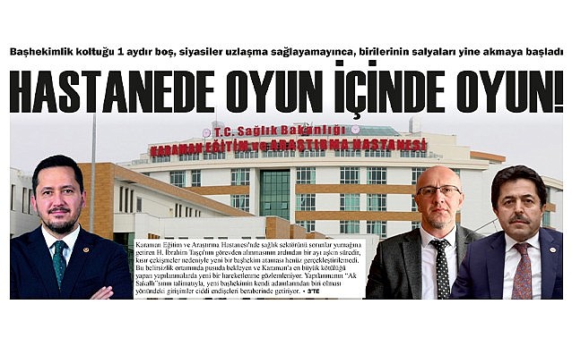 Hastanede oyun içinde oyun