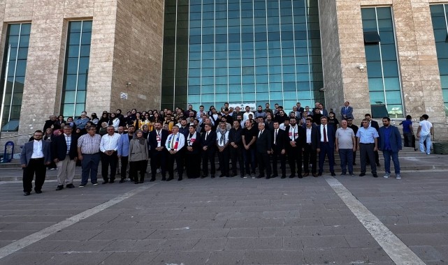 KAEÜ'de İsrail'in Filistin'e yönelik saldırıları proteste edildi