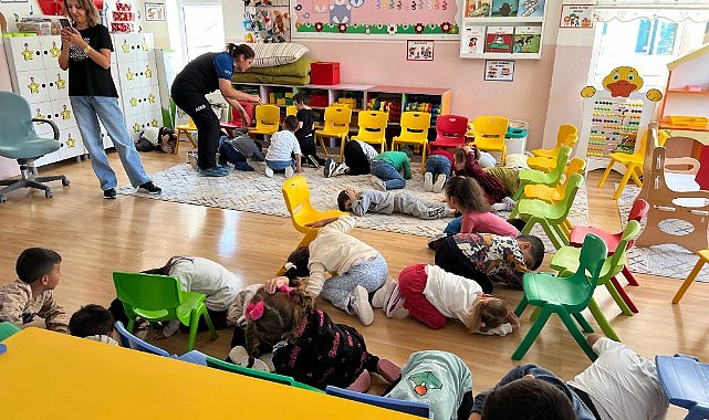 Karaman&#039;da afet eğitimi verildi