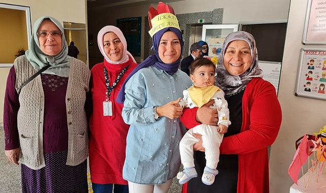 Karaman&#039;da doğum yapan anneler ziyaret edildi