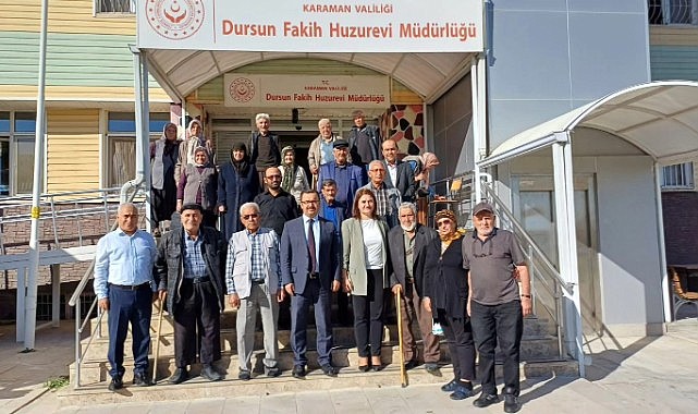 Karaman&#039;daki huzurevi sakinlerine jest