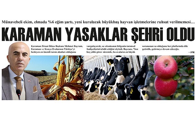 Karaman yasaklar şehri oldu