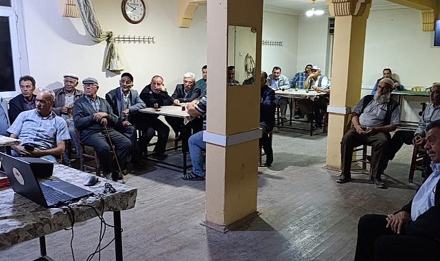 Süleymanhacı köyü de bilgilendirildi