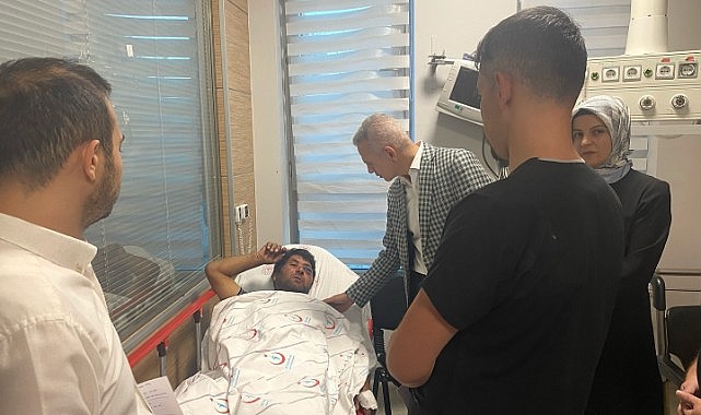 Vali Çiçekli Karaman&#039;daki yaralıları ziyaret etti