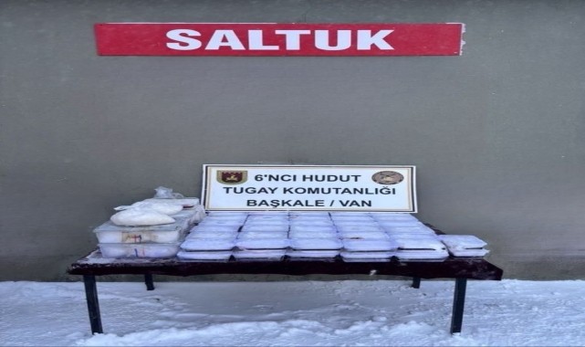 Van hudut hattında 71 bin 644 gram uyuşturucu madde ele geçirildi