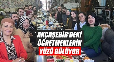 Akçaşehir'deki öğretmenlerin yüzü gülüyor