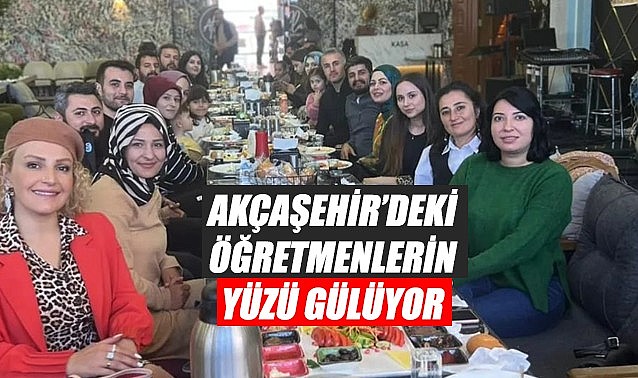 Akçaşehir&#039;deki öğretmenlerin yüzü gülüyor