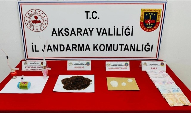 Aksaray&#039;da uyuşturucu operasyonunda yakalanan zanlı tutuklandı