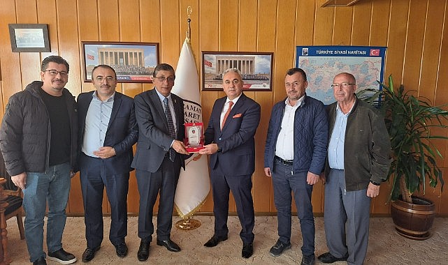 Başkan Çavaş&#039;a iade-i ziyaret