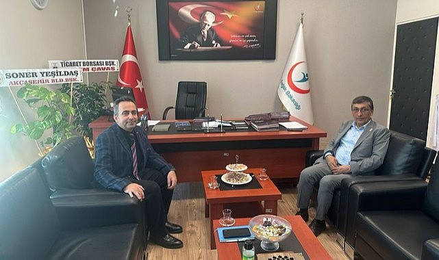 Başkan Çavaş&#039;tan Başhekim Erdoğan&#039;a ziyaret