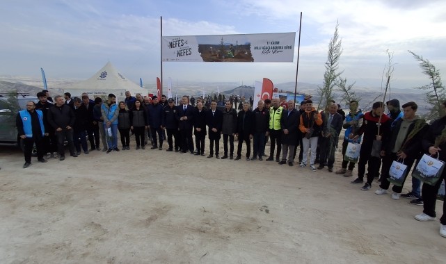 Beypazarı&#039;nda Milli Ağaçlandırma Günü&#039;nde fidan dikildi