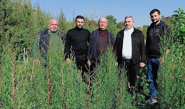 Binlerce fidan Akçaşehir&#039;de toprakla buluştu