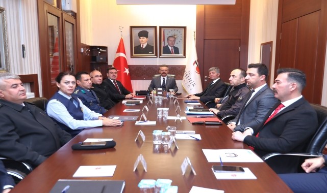 Eskişehir&#039;de İl Güvenlik ve Asayiş Koordinasyon Toplantısı gerçekleştirildi