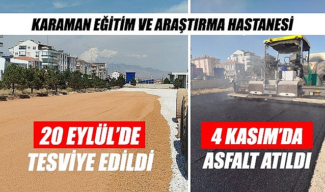 Hastane otoparkındaki asfaltlama nihayet başladı