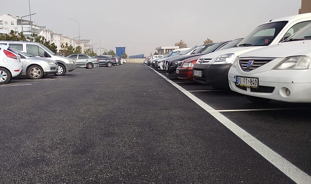 Hastane yeni otoparkına kavuştu