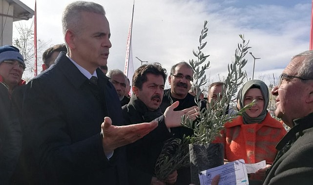 Karaman&#039;da 45 bin fidan dağıtıldı