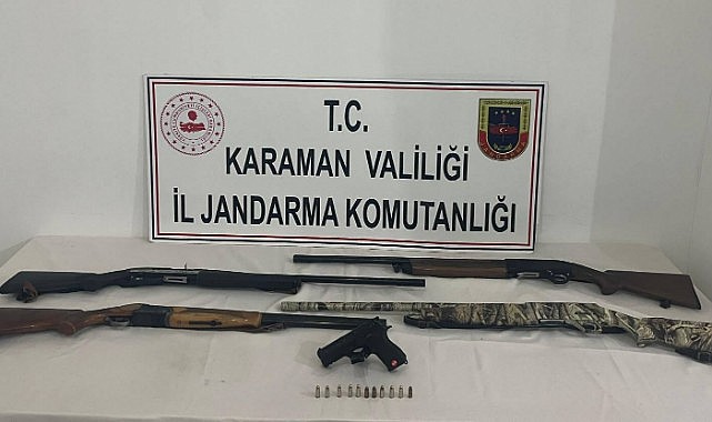 Karaman&#039;da 8 şüpheli yakalandı
