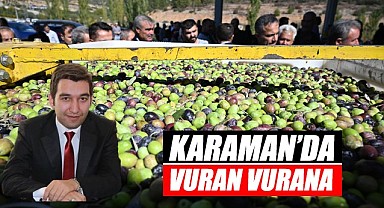 Karaman'da vuran vurana