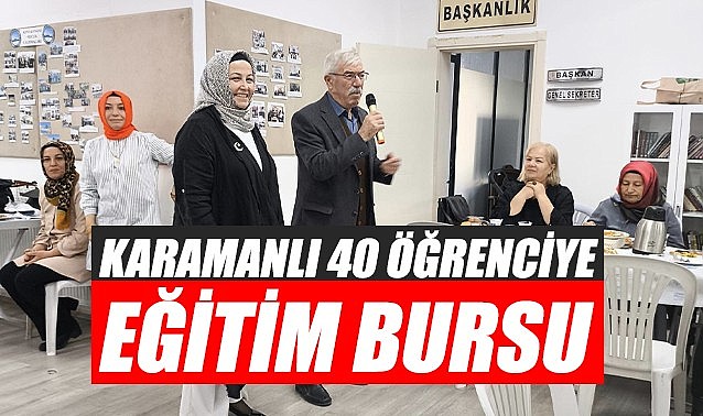 Karamanlı 40 öğrenciye eğitim bursu