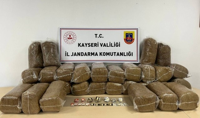 Kayseri'de kaçakçılık operasyonunda 1 şüpheli yakalandı