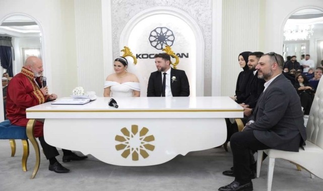 Kocasinan&#039;da çiftler modern nikah salonunda &quot;evet&quot; diyor