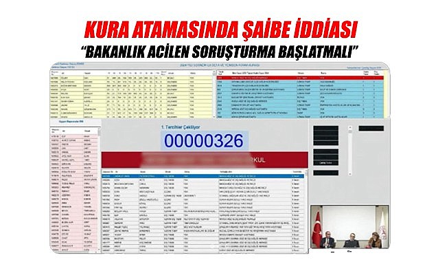 Kura atamasında şaibe iddiası