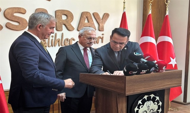 Aksaray'da Milli Eğitim Müdürlüğü Hatıra Ormanı oluşturmak için protokol imzalandı