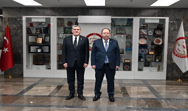 Beşiktaş Kulübü Başkan Adayı Serdal Adalı'dan YSK Başkanı Yener'e ziyaret