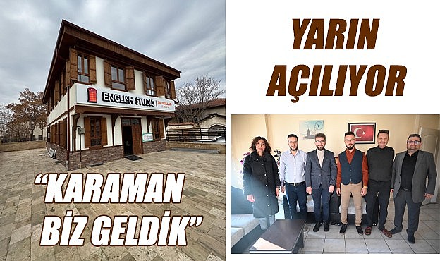 English Studio Karaman&#039;da kapılarını açıyor