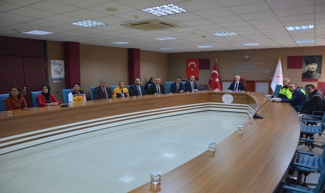 Karaman&#039;da &quot;Fermuar sistemi ile yaşama yol ver&quot; kampanyası tanıtıldı