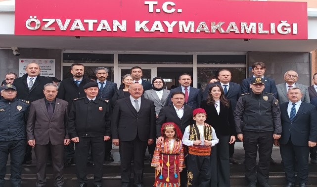 Kayseri Valisi Çiçek, Özvatan ilçesini ziyaret etti