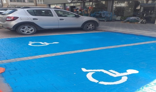 Kırşehir'de engelli araç park alanı 60'a ulaştı