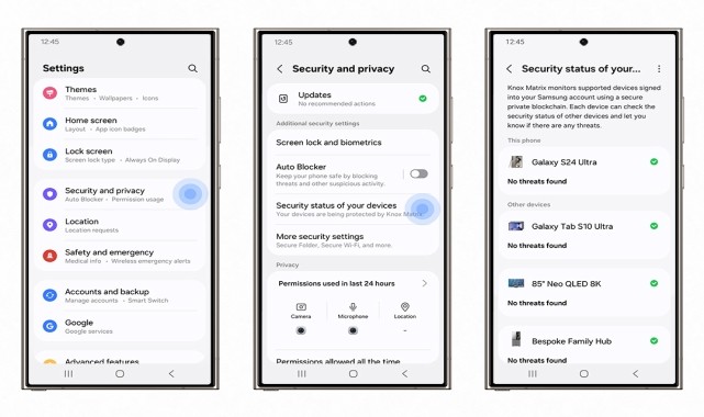 Samsung, One UI 7 ile yapay zeka çağında güvenlik ve gizliliğin kapsamını genişletiyor