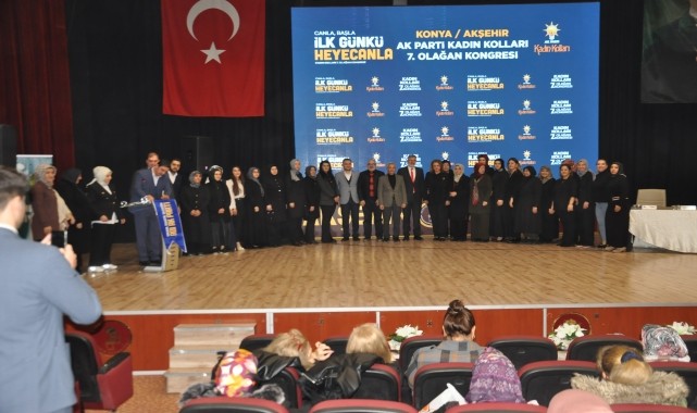 AK Parti Akşehir İlçe Kadın Kolları 7. Olağan Genel Kurulu yapıldı