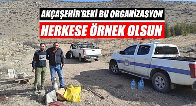Akçaşehir'deki organizasyon herkese örnek olsun