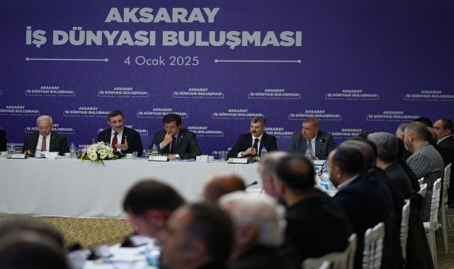 Cumhurbaşkanı Yardımcısı Yılmaz, Aksaray İş Dünyası Buluşması&#039;nda konuştu: (1)