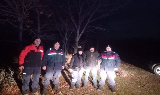 Eskişehir&#039;de ormanlık alanda yürüyüş yaparken kaybolan çift bulundu