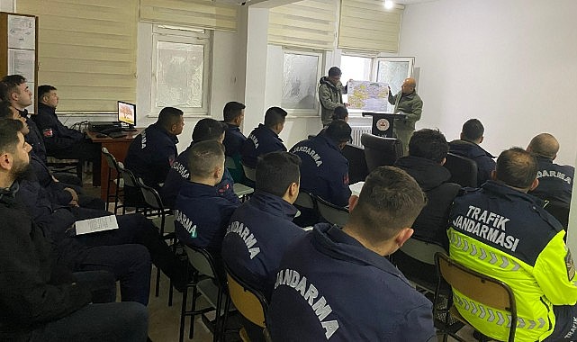 Jandarma personeline avcılık ve koruma eğitimi verildi
