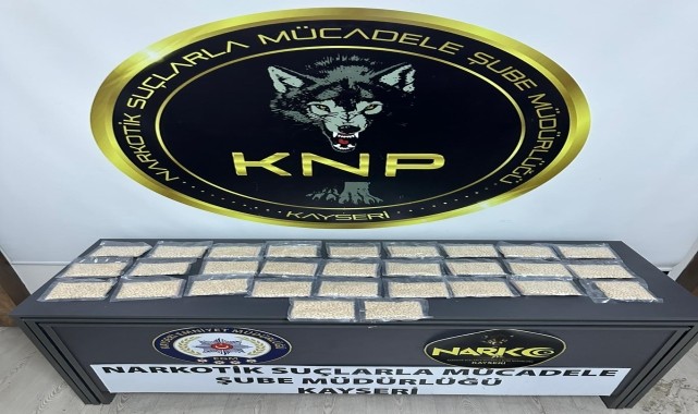 Kayseri&#039;deki uyuşturucu operasyonunda 1 şüpheli tutuklandı