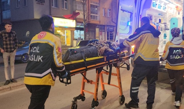 Konya&#039;da tartıştığı eşi elinde bıçakla sığındığı eve gelince pencereden atlayan kadın yaralandı