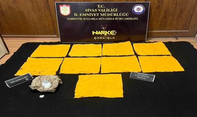 Sivas&#039;ta uyuşturucu operasyonunda gözaltına alınan 2 şüpheliden 1&#039;i tutuklandı